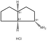 (1S,3aS,6aS)-Octahydro-pentalen-1-ylamine hydrochloride Struktur