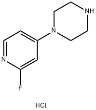 1-(2-fluoropyridin-4-yl)piperazine dihydrochloride Struktur