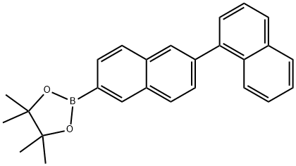 [1,2-BINAPHTHALEN]-6-YLBORONIC ACID PINACOL ESTER Struktur