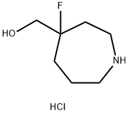 (4-fluoroazepan-4-yl)methanol hydrochloride Struktur