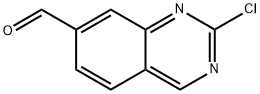 2-chloroquinazoline-7-carbaldehyde Struktur