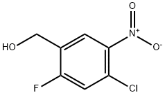 (4-Chloro-2-fluoro-5-nitro-phenyl)-methanol Struktur