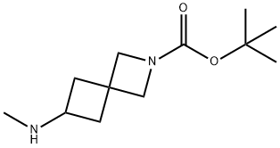 Tert-butyl 6-(methylamino)-2-azaspiro[3.3]heptane-2-carboxylate Struktur