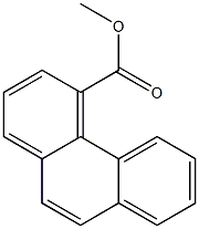 methyl phenanthrene-4-carboxylate Struktur