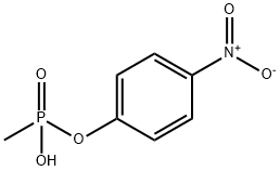 Phosphonic acid, methyl-, mono(4-nitrophenyl) ester Struktur