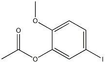 Phenol, 5-iodo-2-methoxy-, acetate Struktur