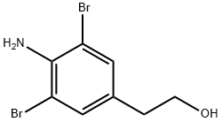 2-(4-Amino-3,5-dibromo-phenyl)-ethanol Struktur