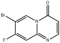 7-Bromo-8-fluoro-pyrido[1,2-a]pyrimidin-4-one Struktur