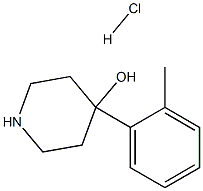 4-(o-tolyl)Piperidin-4-ol hydrochloride Struktur