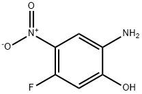 2-Amino-5-fluoro-4-nitro-phenol Struktur