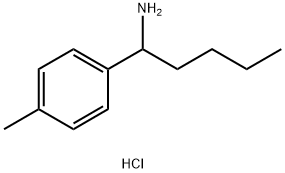 1-(4-METHYLPHENYL)PENTYLAMINE HYDROCHLORIDE Struktur