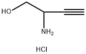 2-aminobut-3-yn-1-ol hydrochloride Struktur