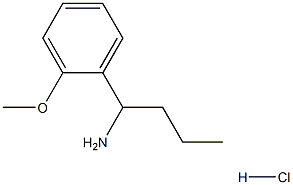 1-(2-methoxyphenyl)butan-1-amine hydrochloride Struktur