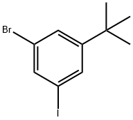 Benzene, 1-bromo-3-(1,1-dimethylethyl)-5-iodo- Struktur