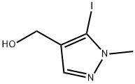 (5-Iodo-1-methyl-1H-pyrazol-4-yl)-methanol Struktur