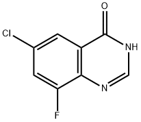 6-Chloro-8-fluoro-4(3H)-quinazolinone Struktur