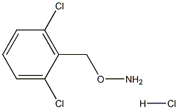 Hydroxylamine, O-[(2,6-dichlorophenyl)methyl]-, hydrochloride Struktur