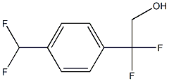 2-(4-(difluoromethyl)phenyl)-2,2-difluoroethanol Struktur