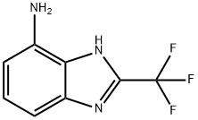 2-Trifluoromethyl-1H-benzoimidazol-4-ylamine Struktur