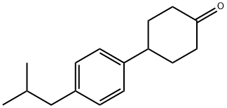 4-(4-Isobutylphenyl)cyclohexanone Struktur