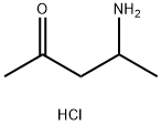 4-aminopentan-2-one hydrochloride Struktur