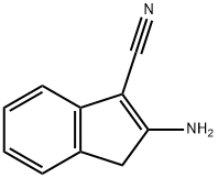 2-amino-3H-indene-1-carbonitrile Struktur