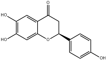 6,7,4'-Trihydroxyflavanone Structure