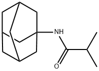 N-(1-adamantyl)-2-methylpropanamide Struktur