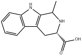 (3S)-1-METHYL-2,3,4,9-TETRAHYDRO-1H-PYRIDO[3,4-B]INDOLE-3-CARBOXYLIC ACID Struktur