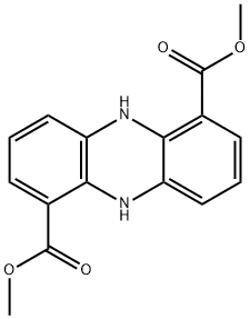 1,6-Phenazinedicarboxylic acid, 5,10-dihydro-, dimethyl ester Struktur