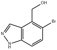 (5-bromo-1H-indazol-4-yl)methanol Struktur