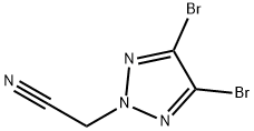 2-(4,5-dibromo-2H-1,2,3-triazol-2-yl)acetonitrile Struktur