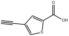 4-ethynylthiophene-2-carboxylic acid Struktur