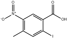 2-Iodo-4-methyl-5-nitro-benzoic acid Struktur