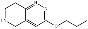 3-propoxy-5,6,7,8-tetrahydropyrido[4,3-c]pyridazine Struktur