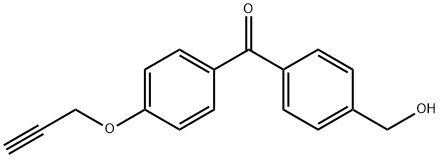 (4-(Hydroxymethyl)phenyl)(4-(prop-2-yn-1-yloxy)phenyl)methanone >=95% Struktur