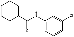 N-(3-chlorophenyl)cyclohexanecarboxamide Struktur