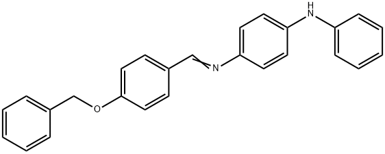 N-[4-(benzyloxy)benzylidene]-N'-phenyl-1,4-benzenediamine Struktur