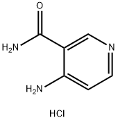 4-amino-3-pyridinecarboxamide hydrochloride Struktur