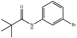 N-(3-bromophenyl)pivalamide Struktur