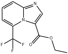 ethyl5-(trifluoromethyl)imidazo[1,2-a]pyridine-3-carboxylate Struktur