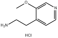 2-(3-methoxypyridin-4-yl)ethanamine hydrochloride Struktur