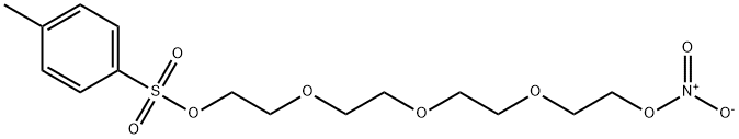 2-(2-(2-(2-(Nitrooxy)ethoxy)ethoxy)ethoxy)ethyl 4-methylbenzenesulfonate Struktur