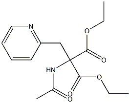 Propanedioic acid, (acetylamino)(2-pyridinylmethyl)-, diethyl ester