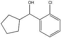 (2-CHLOROPHENYL)(CYCLOPENTYL)METHANOL Struktur