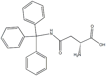 N-GAMMA-TRITYL-D-ASPARAGINE Struktur