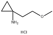 1-(2-methoxyethyl)cyclopropan-1-amine hydrochloride Struktur