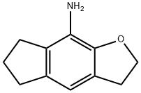 2H-Cyclopenta[f]benzofuran-8-amine, 3,5,6,7-tetrahydro- Struktur