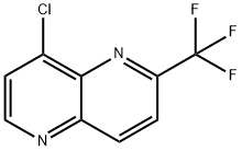 8-Chloro-2-trifluoromethyl-[1,5]naphthyridine Struktur