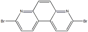 4,7-Phenanthroline, 3,8-dibromo- Struktur